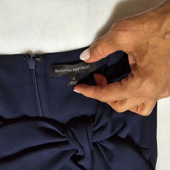 "Banana Republic" Blue dress size 2 - Picture 5 of 15